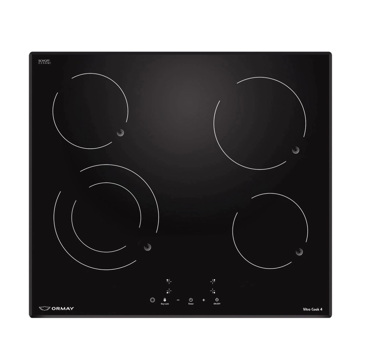 Anafe Ormay Vitro Cook 4 Vitroceramico  