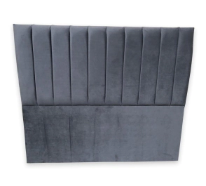 Respaldo Duvetex 150 Canelon  Vertical Pana Choco. 