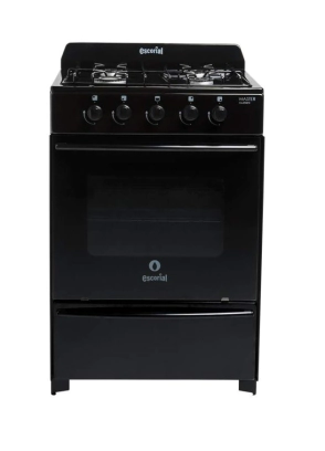 Cocina Escorial Master Clasic  Negra 56 cm GN 