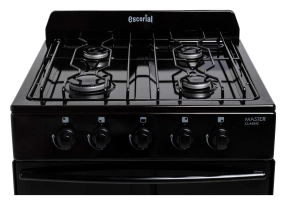 Cocina Escorial Master Clasic  Negra 56 cm GN